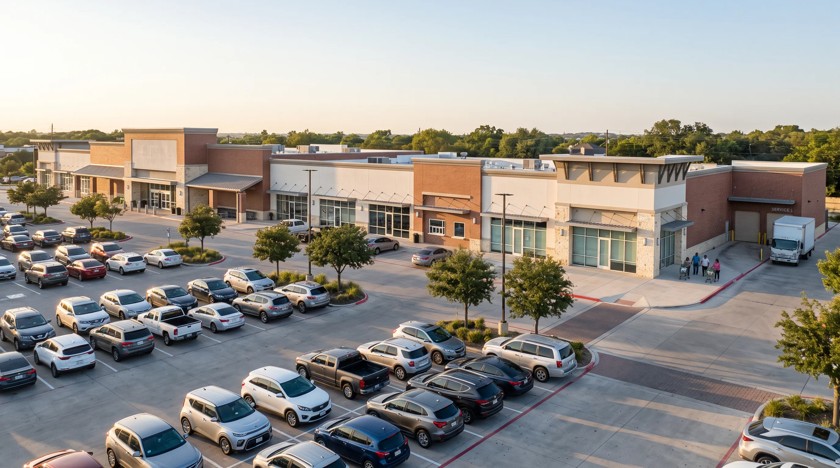 Retail center panoramic