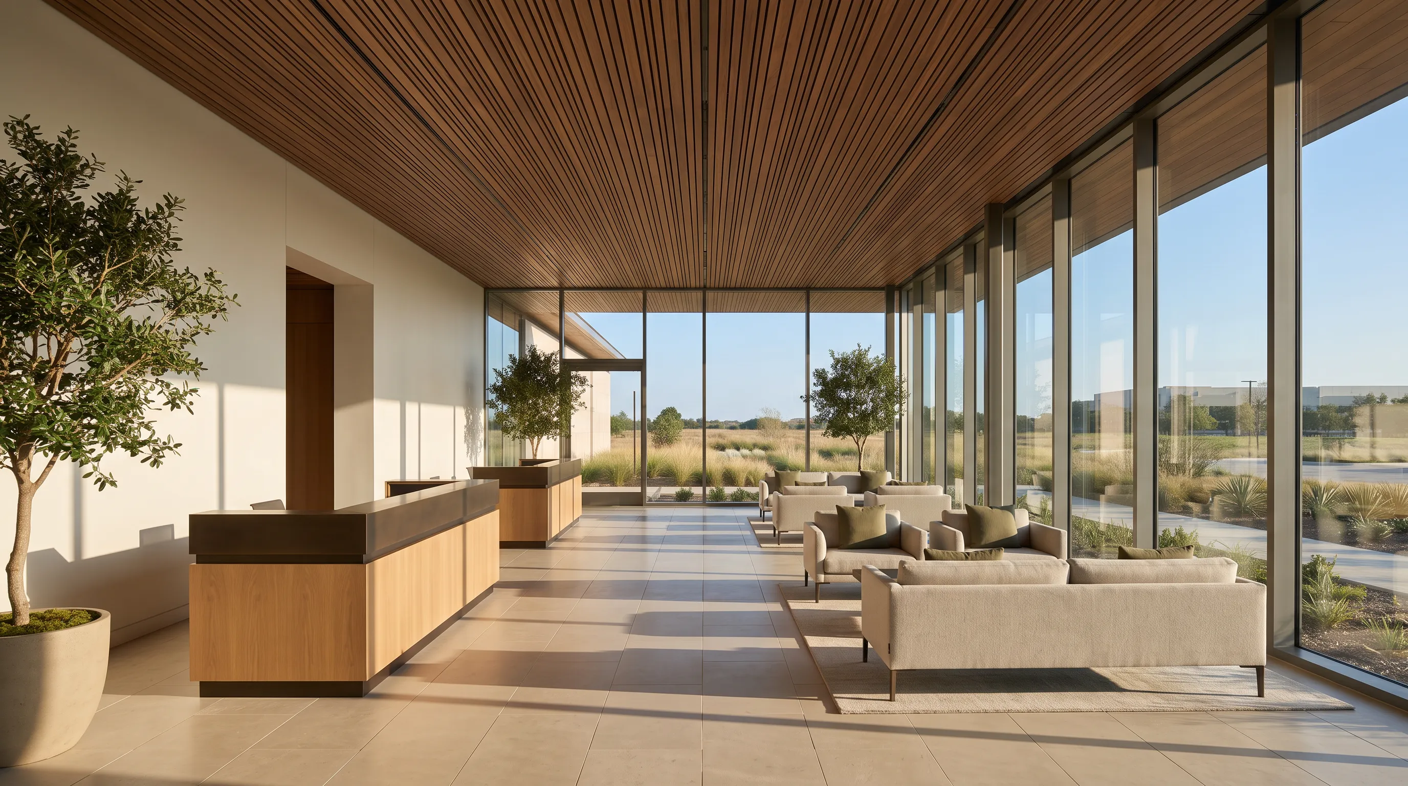 OTIMA modern architectural lobby